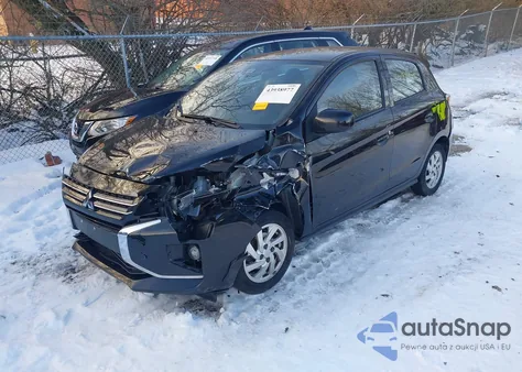 2021 Mitsubishi Mirage Carbonite Edition/Es/Le from USA, damaged, VIN ML32AUHJ0MH009933